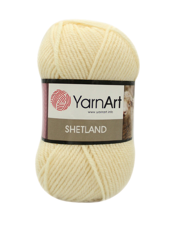 YarnArt Shetland 503 kolor kremowy (1)