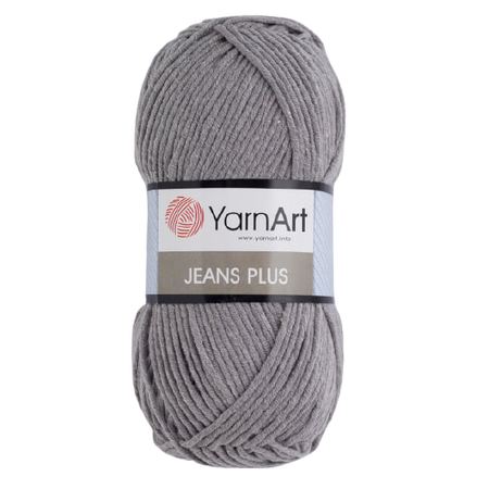 Yarn Art JEANS PLUS kolor szary 46 (1)