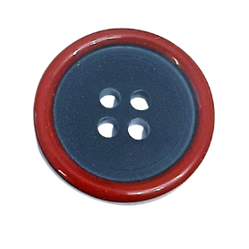 Guzik Ø 20 mm kolor granatowy z bordo