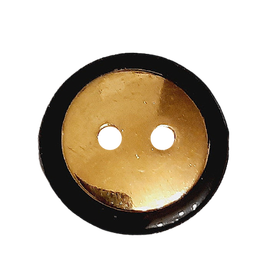 Guzik Ø 15 mm kolor czarno złoty