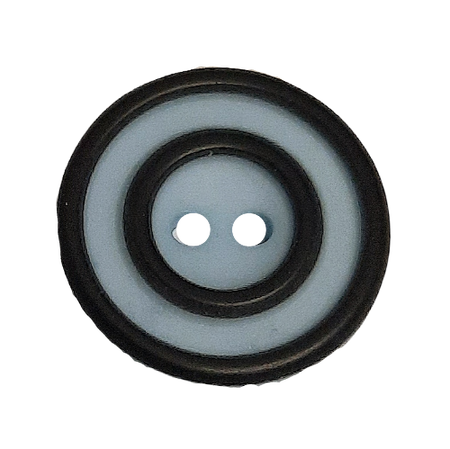Guzik Ø 15 mm kolor błękitny z czarnym (1)