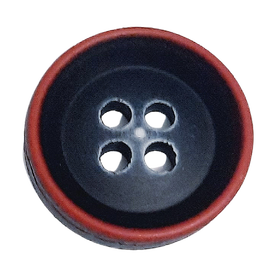 Guzik Ø 15 mm kolor granatowy z bordo