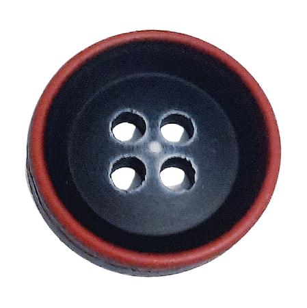 Guzik Ø 15 mm kolor granatowy z bordo (1)