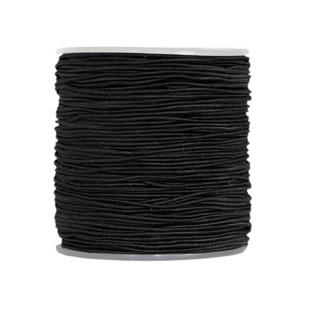 Gumka kapeluszowa 1mm czarna (1)