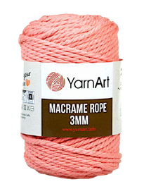 Sznurek YarnArt Macrame Rope 3mm kolor ŁOSOSIOWY 767
