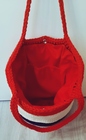 Torba HandMade Shopperka DUŻA A4++ z podszewką kolor czerwony / biały/ granat (2)