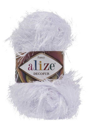 Alize Decofur kolor biały 55 (1)