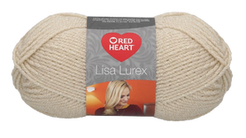 Red Heart Lisa Lurex kolor beżowy 00003