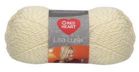 Red Heart Lisa Lurex kolor kremowy 00002
