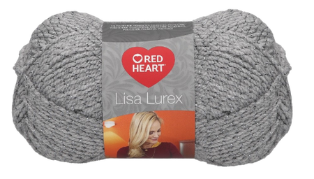 Red Heart Lisa Lurex kolor szary 00009 (1)