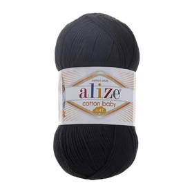 Alize Cotton Baby Soft kolor czarny 60
