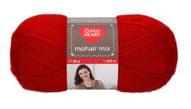 Red Heart Mohair Mix kolor czerwony 01175