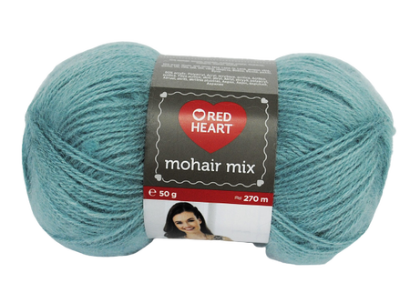 Red Heart Mohair Mix kolor miętowy 00628 (1)