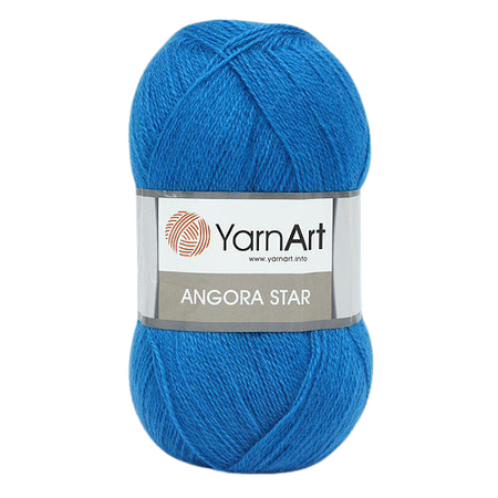 Yarn Art Angora Star kolor niebieski 3040 (1)