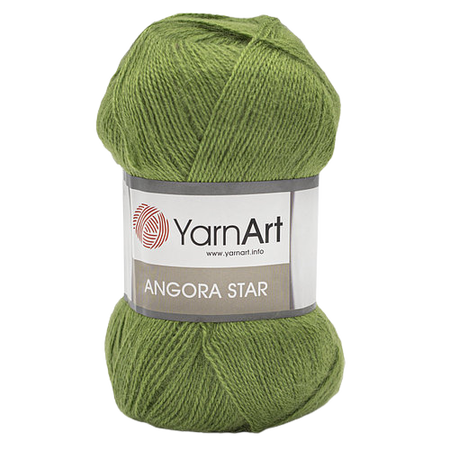 Yarn Art Angora Star kolor zielony 098 (1)