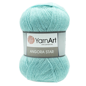 Yarn Art Angora Star kolor jasny turkus 546