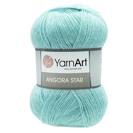 Yarn Art Angora Star kolor jasny turkus 546 (1)