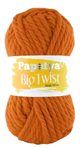 Papatya Big Twist With Wool kolor rudy 8080 (1)