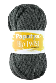 Papatya Big Twist With Wool kolor grafitowy 52185